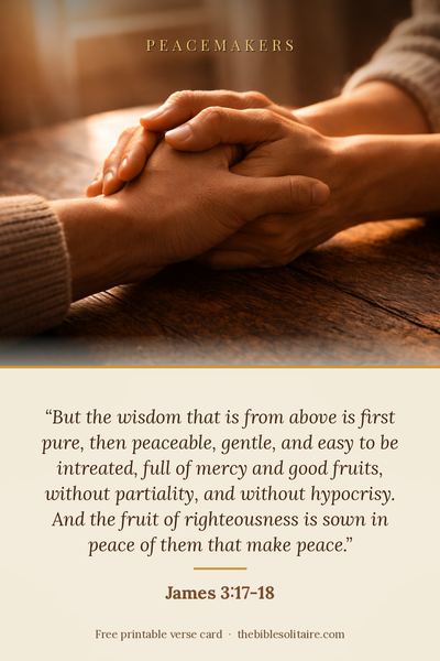 Printable verse card: James 3:17-18