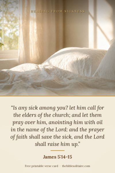 Printable verse card: James 5:14-15
