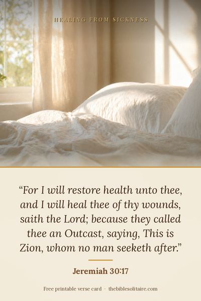 Printable verse card: Jeremiah 30:17