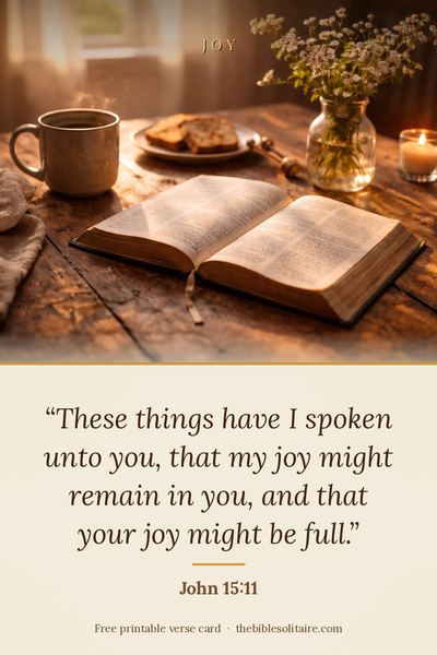 Printable verse card: John 15:11