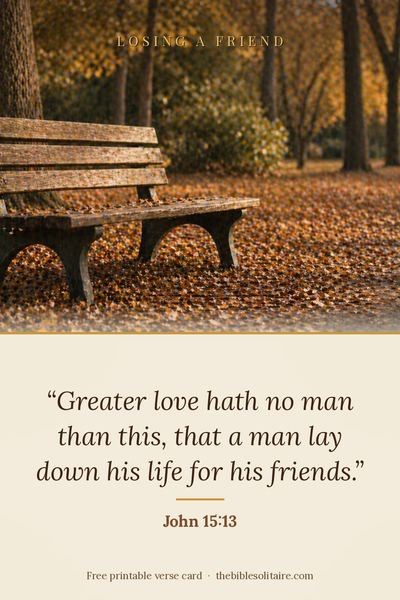 Printable verse card: John 15:13