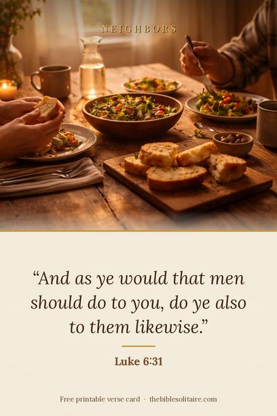 Printable verse card: Luke 6:31