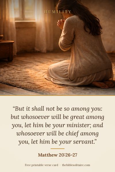 Printable verse card: Matthew 20:26-27