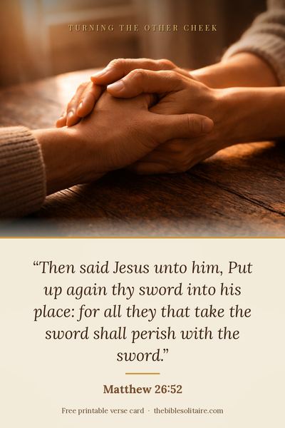 Printable verse card: Matthew 26:52