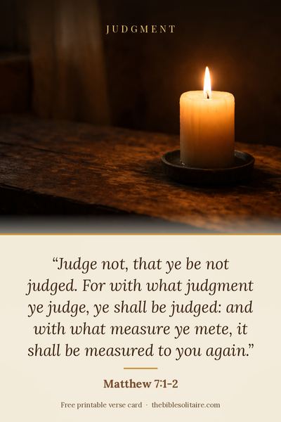 Printable verse card: Matthew 7:1-2