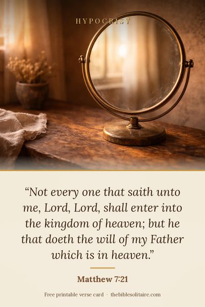 Printable verse card: Matthew 7:21