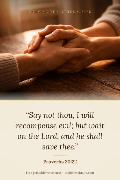 Printable verse card: Proverbs 20:22