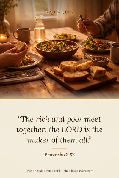 Printable verse card: Proverbs 22:2