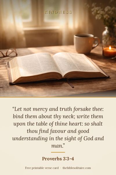 Printable verse card: Proverbs 3:3-4