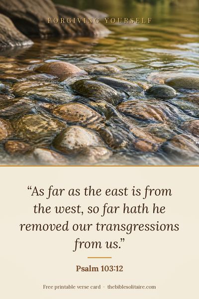 Printable verse card: Psalm 103:12