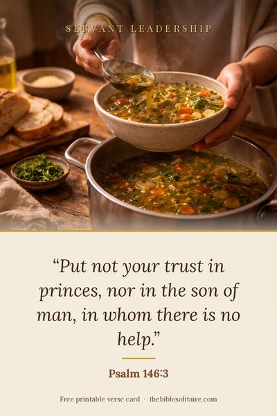 Printable verse card: Psalm 146:3