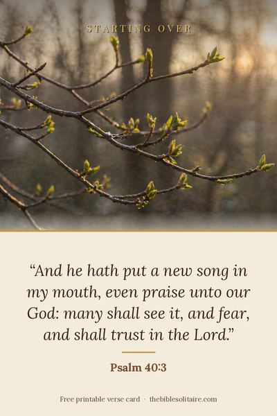 Printable verse card: Psalm 40:3