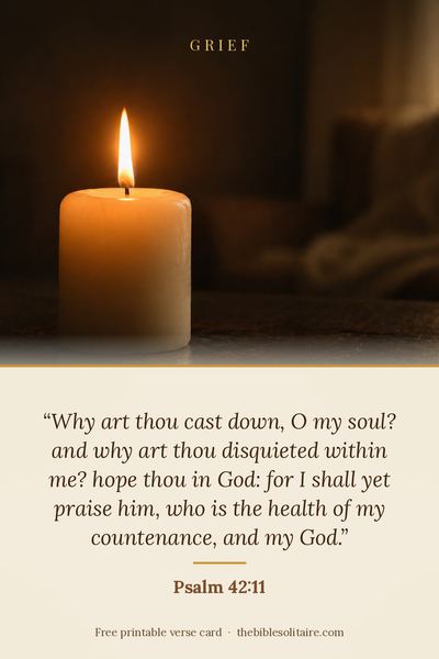 Printable verse card: Psalm 42:11