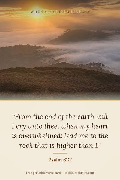 Printable verse card: Psalm 61:2