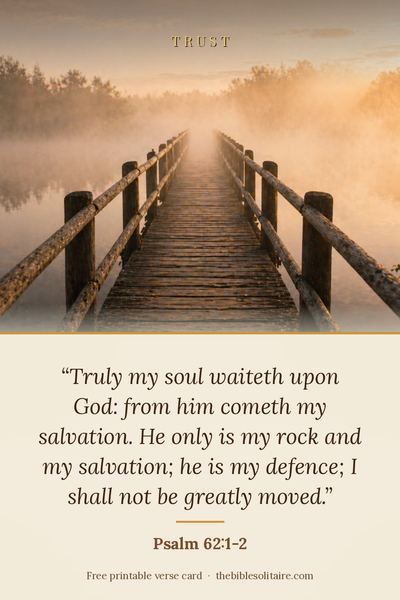 Printable verse card: Psalm 62:1-2