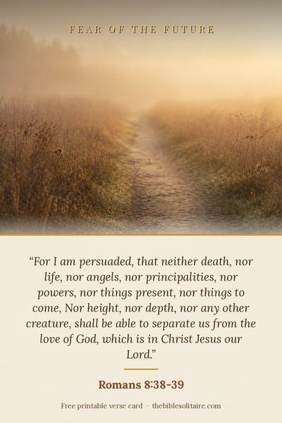 Printable verse card: Romans 8:38-39