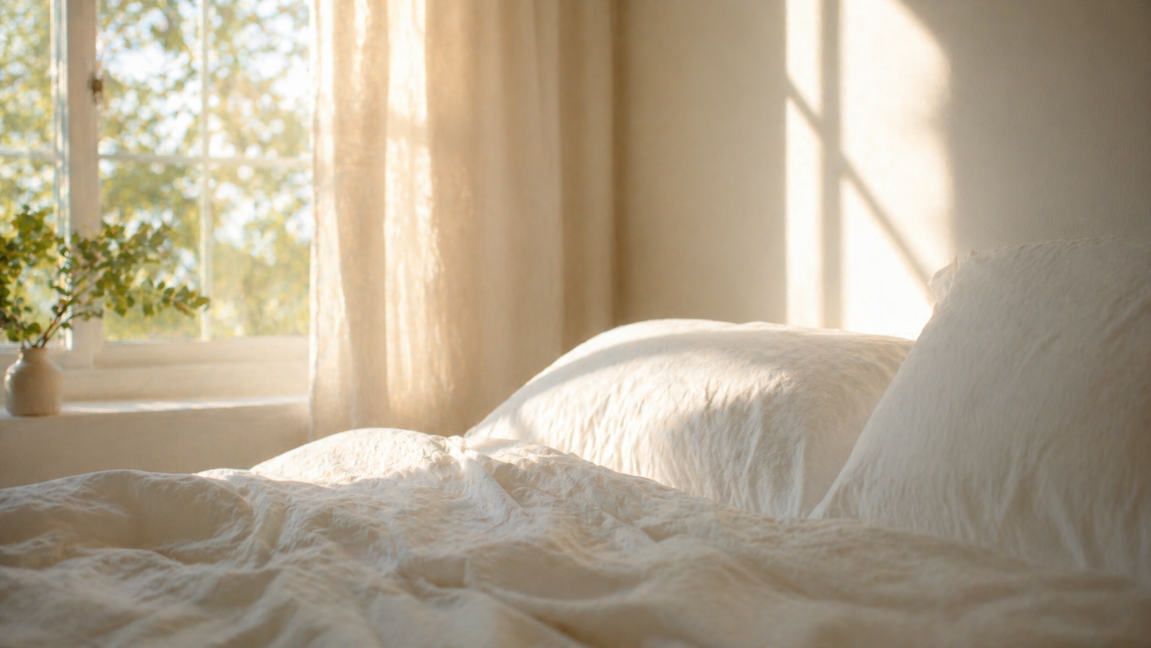 Soft morning light on a hospital window, hope entering a hard place